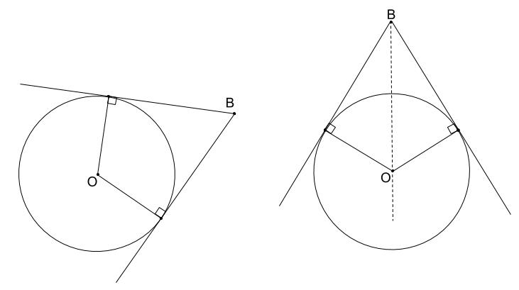 中学数学・高校受験chu-su-　図形用語　円の接線は２本