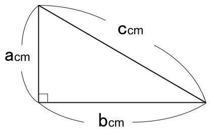 中学数学・高校受験chu-su-　三平方の定理　図１