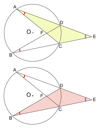 中学数学・高校受験chu-su- 円と相似　図２－２