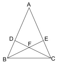 中学数学・高校受験chu-su- 証明　二等辺三角形である　図２－１