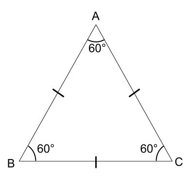中学数学・高校受験chu-su- 図形　正三角形　図01