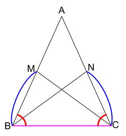 中学数学・高校受験chu-su- 証明　二等辺三角形の性質　２－2