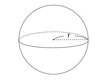 中学数学・高校受験chu-su- 球　図１