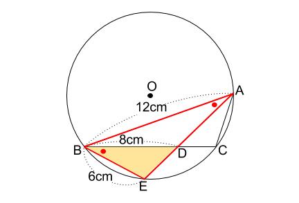 中学数学・高校受験chu-su- 円の総合問題１　図５