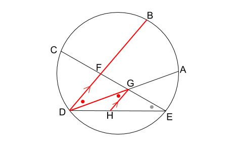 中学数学・高校受験chu-su- 円の総合問題 難問　図３