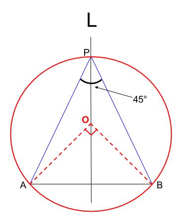 中学数学・高校受験chu-su- 作図　円周角の定理の利用3