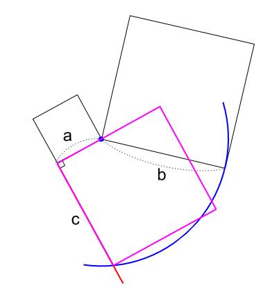 中学数学・高校受験chu-su- 作図　正方形の面積の差４