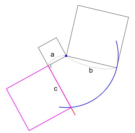 中学数学・高校受験chu-su- 作図　正方形の面積の差５
