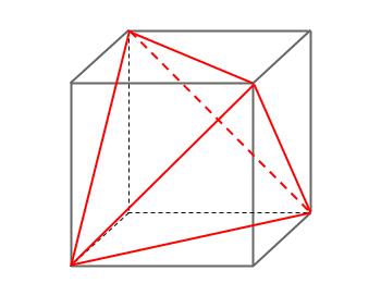 中学数学・高校受験chu-su- 正四面体の体積　図8